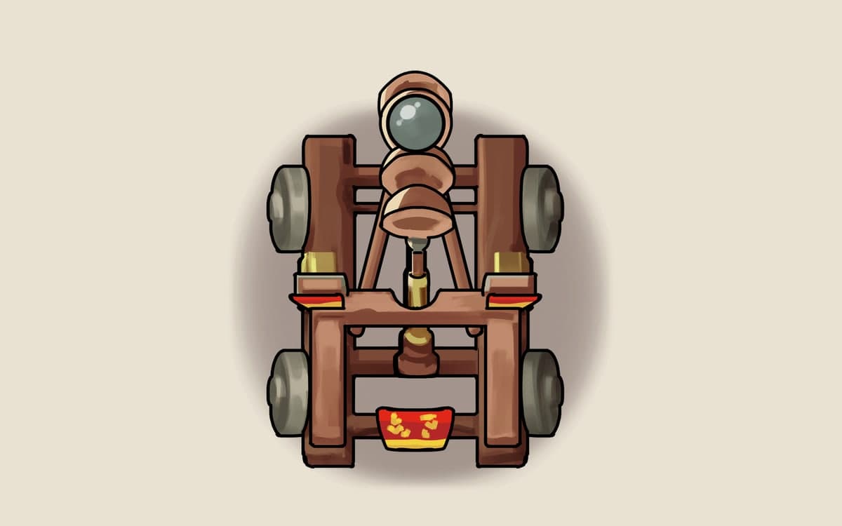 Кула Onager, ниво III: спрайтът от играта